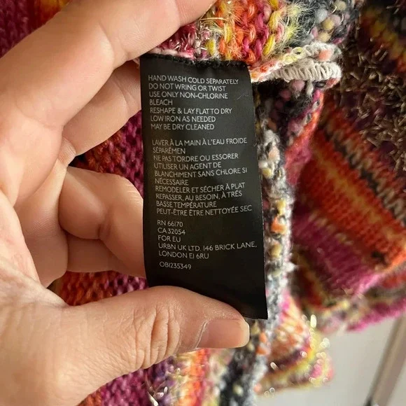 Anthropologie Juliette Space-Dyed Longline Cardigan Duster Knit Kimono - Picture 5 of 10